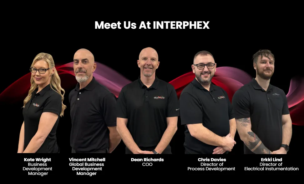 Alphinity team at INTERPHEX
