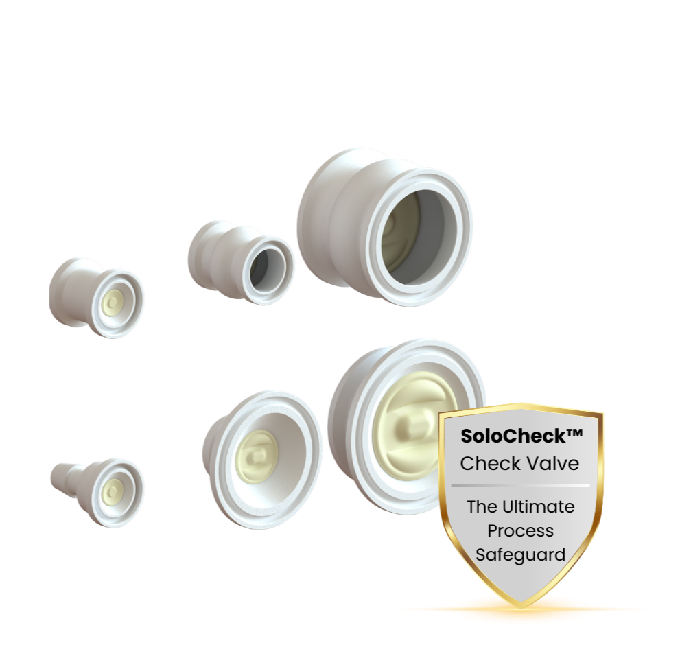 SoloCheck single-use check valve range