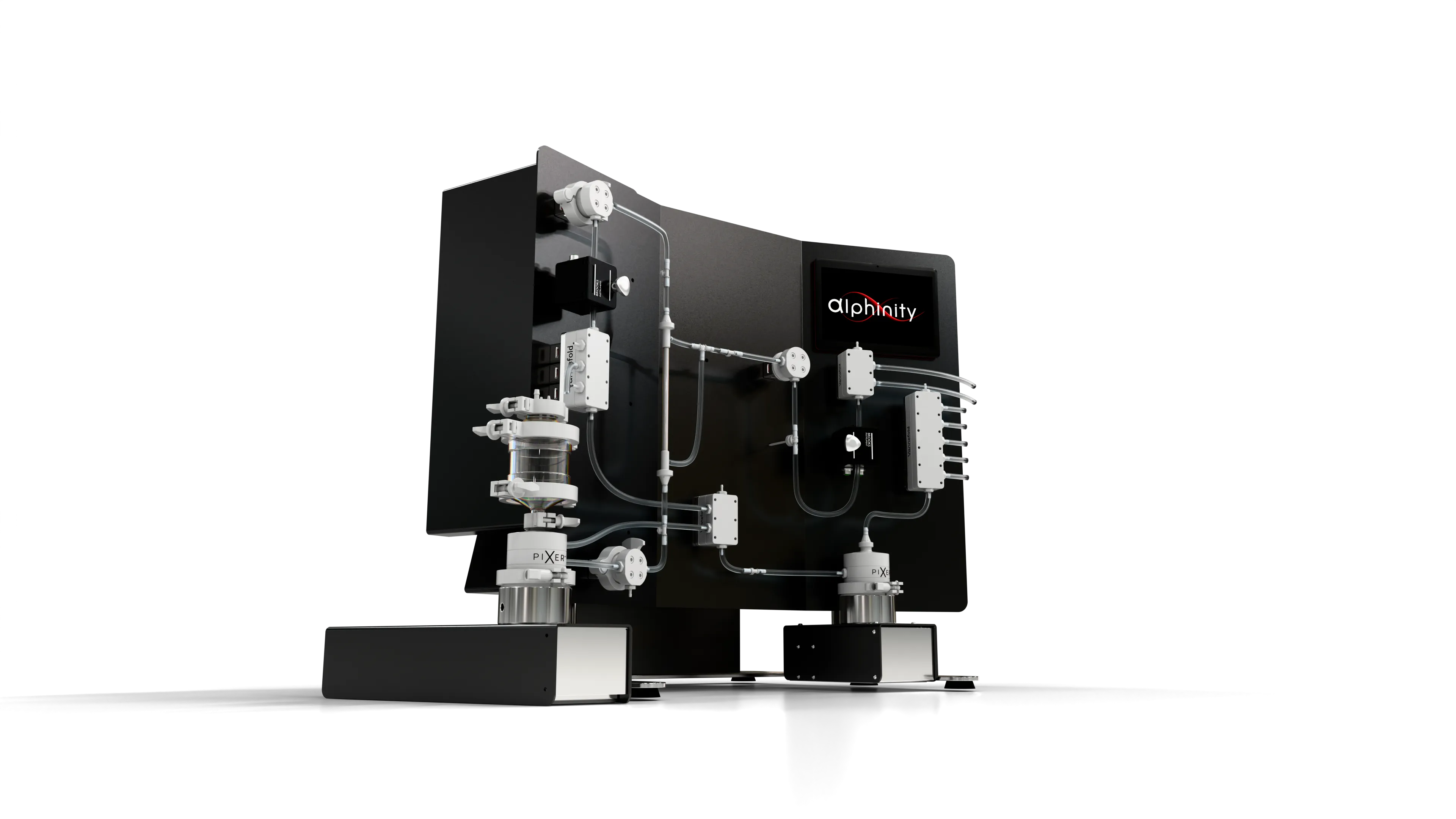 TFFi-350mL benchtop single-use TFF system with rigid vessel